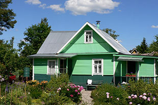 Наружный осмотр дачи и участка